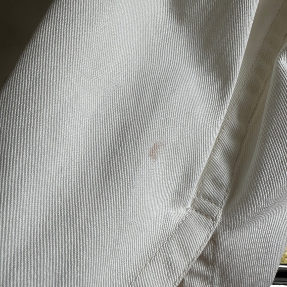 MATTHEW ADAMS DOLAN WHITE OVERSIZED DENIM JACKED DRESS WORN BY RIHANNA 90s STYLE - Picture 9 of 16